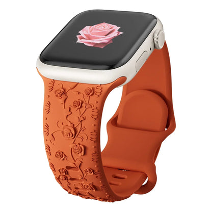 Strap for Apple watch band 45mm 44mm 42mm 40mm 41mm 49mm 38mm Floral