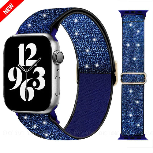 Scrunchie Strap for Apple watch Ultra 49mm band 45mm 44/40mm 41mm