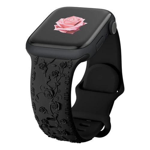 Strap for Apple watch band 45mm 44mm 42mm 40mm 41mm 49mm 38mm Floral