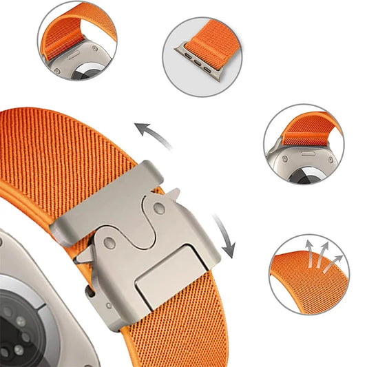 Nylon Strap for Apple Watch Ultra 2 Band 49mm 10 9 8 7 45mm 41mm 44mm