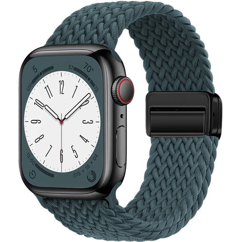 Braided Strap For Apple Watch Band 44mm 40mm 45mm 49mm 41mm 38 buckle