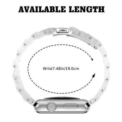 Resin Watch strap For Apple Watch Band 49mm 46mm 45mm 44mm 42mm 41mm