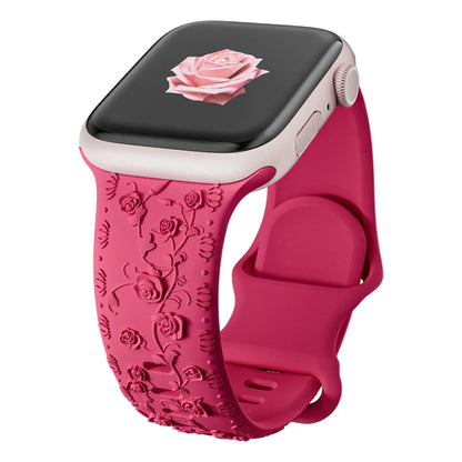 Strap for Apple watch band 45mm 44mm 42mm 40mm 41mm 49mm 38mm Floral