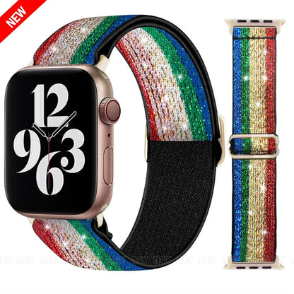 Scrunchie Strap for Apple watch Ultra 49mm band 45mm 44/40mm 41mm
