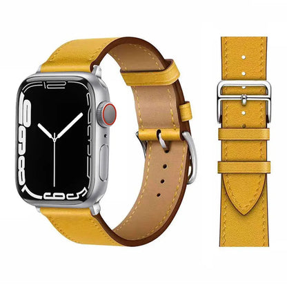 Leather Watch Straps for Apple Watch band 46mm 44mm 49mm 45mm 42mm