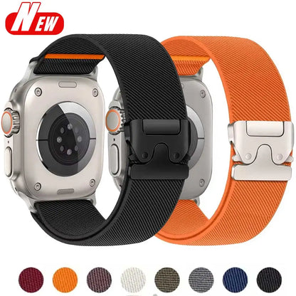 Nylon Strap for Apple Watch Ultra 2 Band 49mm 10 9 8 7 45mm 41mm 44mm