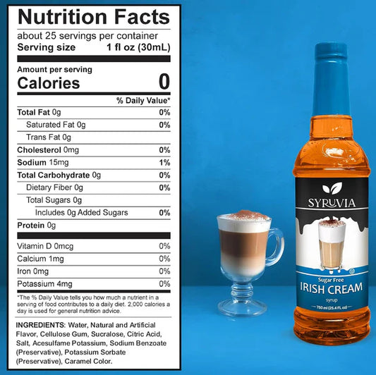 Sugar Free Irish Cream Syrup-1