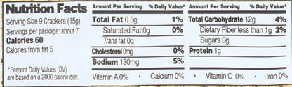 Edward & Sons Tamari Sesame Fat Free Snaps (12x3.5 Oz)-1