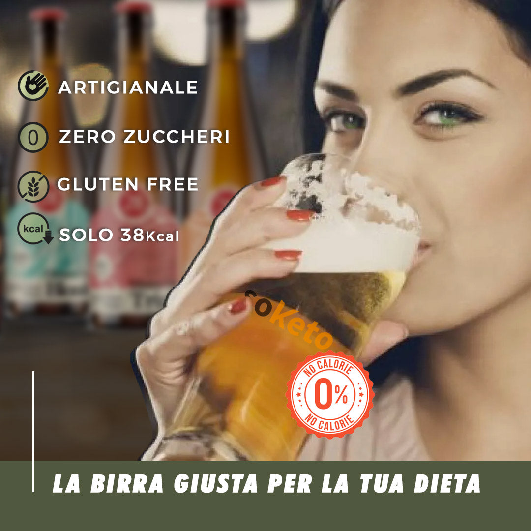 Birra Keto Gluten Free Zero Zuccheri "La IPA"-2