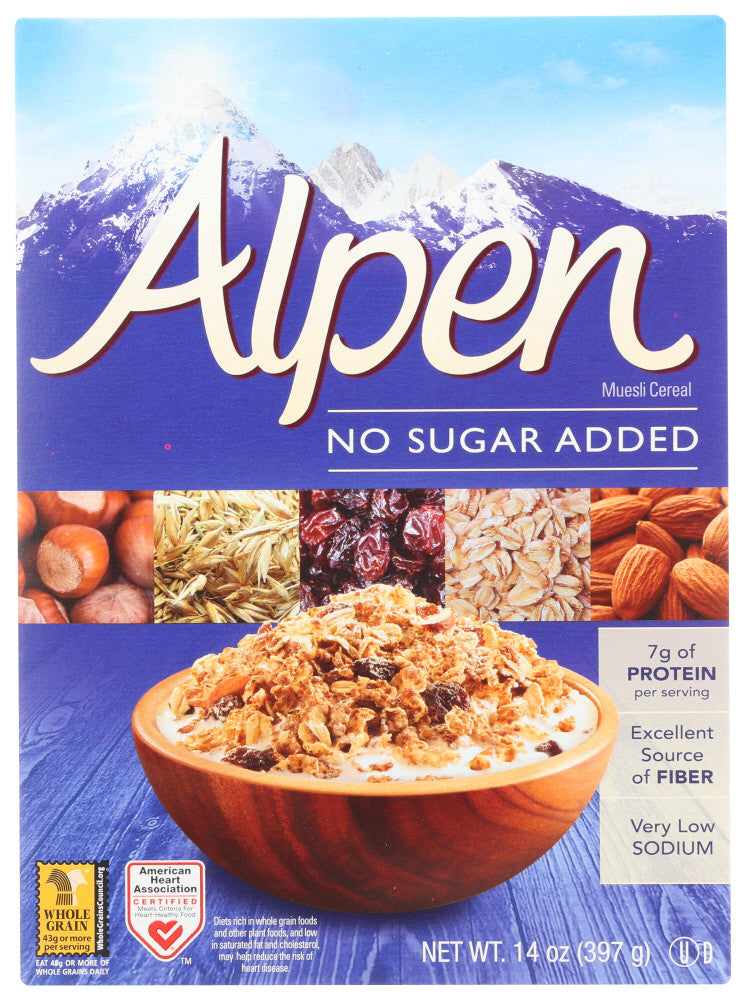 Weetabix Alpen Cereal Organic No Added Sugar (12x14Oz)-0