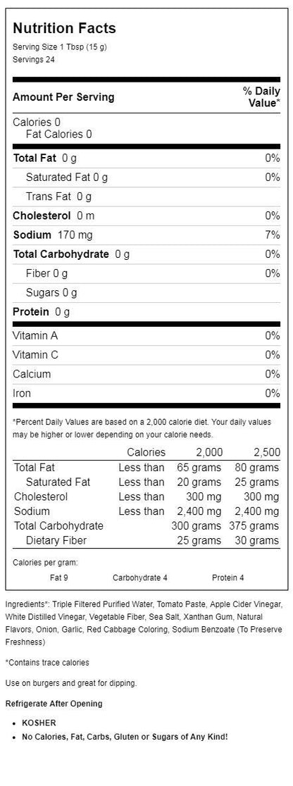 Walden Farms Calorie Free Ketchup (6x12 Oz)-1