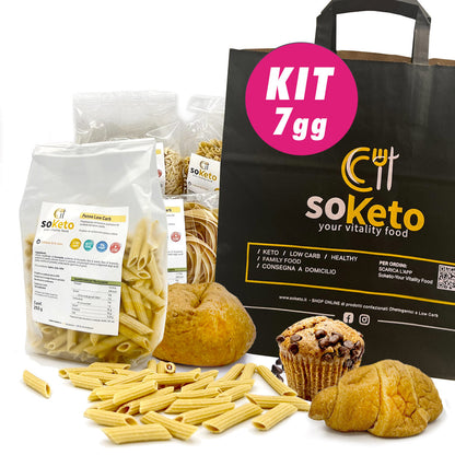 KIT 7 giorni Dieta Chetogenica Facile con Prodotti Keto e Low Carb SoKeto-0